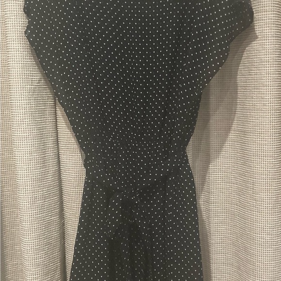 White House Black Market Black/White Polka Dot Dress, Size 4 - Picture 2 of 11